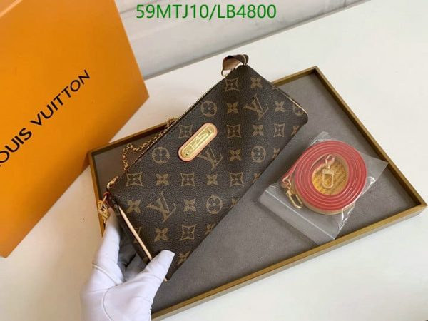 Louis Vuitton AAA+ Replica Eva Monogram Brown Bag LB48001973819