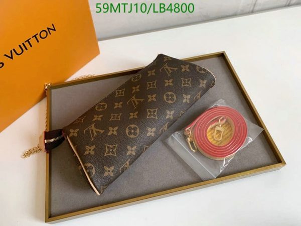 Louis Vuitton AAA+ Replica Eva Monogram Brown Bag LB48001973819