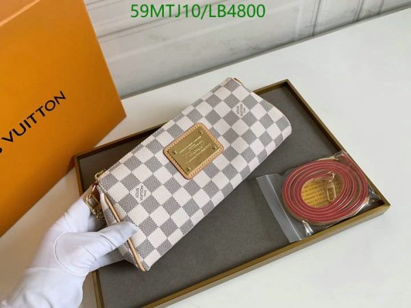 Louis Vuitton AAA+ Replica Eva Monogram Brown Bag LB48001973819