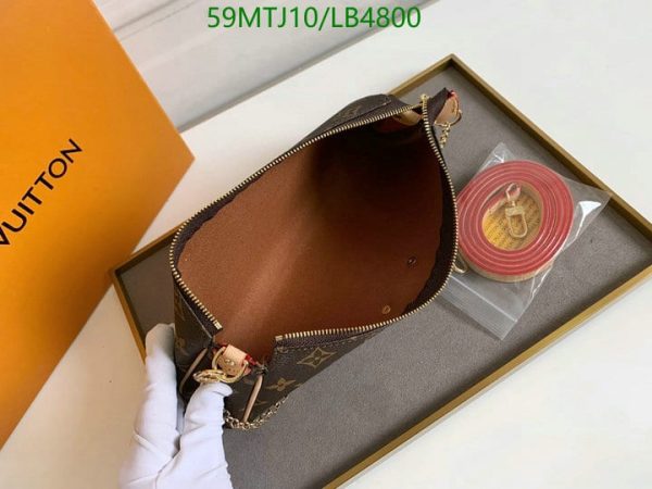 Louis Vuitton AAA+ Replica Eva Monogram Brown Bag LB48001973819