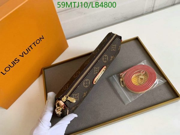 Louis Vuitton AAA+ Replica Eva Monogram Brown Bag LB48001973819