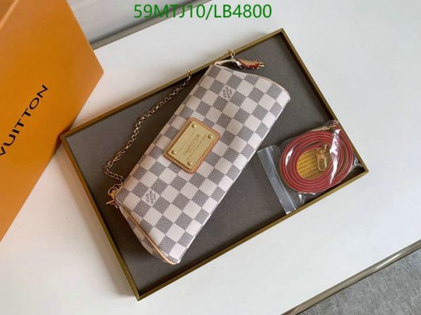 Louis Vuitton AAA+ Replica Eva Monogram Brown Bag LB48001973819