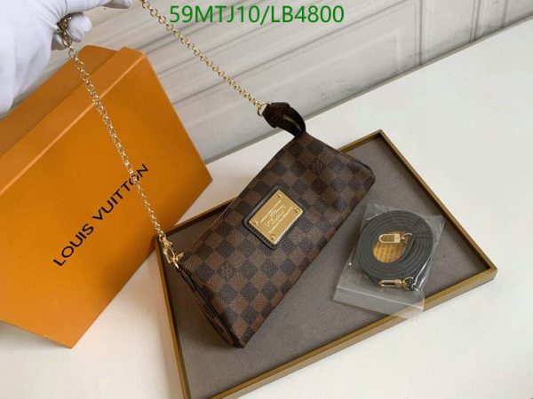 Louis Vuitton AAA+ Replica Eva Monogram Brown Bag LB48001973819