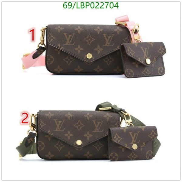 Louis Vuitton AAA+ Replica Felicie Strap Go Canvas Bag LBP0227042649