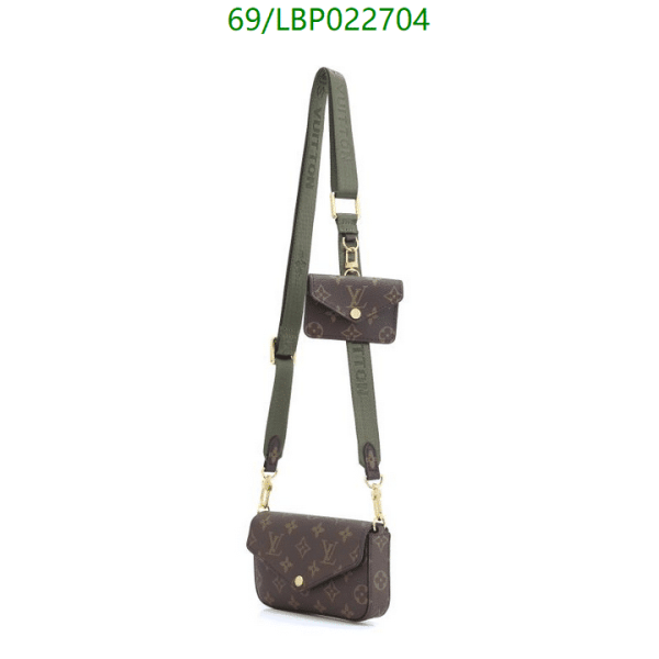 Louis Vuitton AAA+ Replica Felicie Strap Go Canvas Bag LBP0227042649