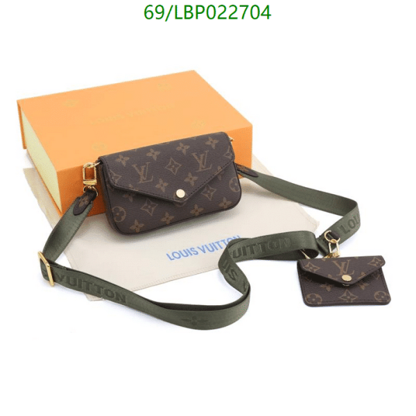 Louis Vuitton AAA+ Replica Felicie Strap Go Canvas Bag LBP0227042649