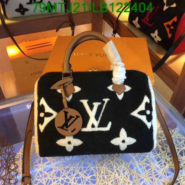 Louis Vuitton AAA+ Replica Fleece Speedy Bags LB12240489634