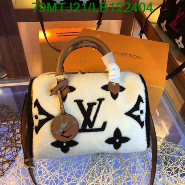 Louis Vuitton AAA+ Replica Fleece Speedy Bags LB12240489634