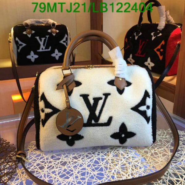 Louis Vuitton AAA+ Replica Fleece Speedy Bags LB12240489634