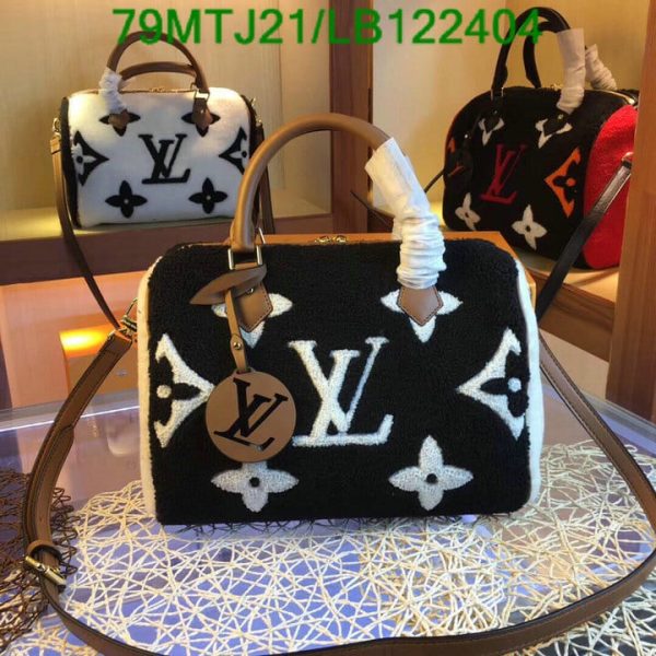 Louis Vuitton AAA+ Replica Fleece Speedy Bags LB12240489634