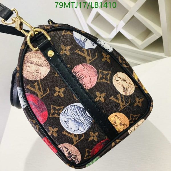 Louis Vuitton AAA+ Replica  Fornasetti Cameo Speedy Bandouliere Bag LB14106942367