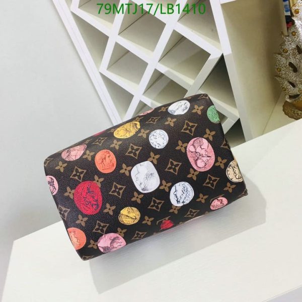 Louis Vuitton AAA+ Replica  Fornasetti Cameo Speedy Bandouliere Bag LB14106942367