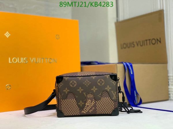 Louis Vuitton AAA+ Replica Giant Damier Ebene Mini Soft Trunk KB42831739063