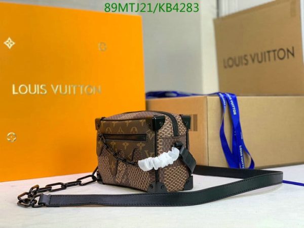 Louis Vuitton AAA+ Replica Giant Damier Ebene Mini Soft Trunk KB42831739063