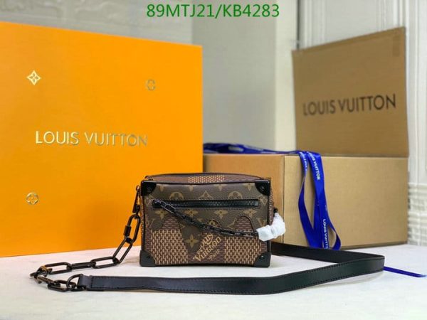 Louis Vuitton AAA+ Replica Giant Damier Ebene Mini Soft Trunk KB42831739063