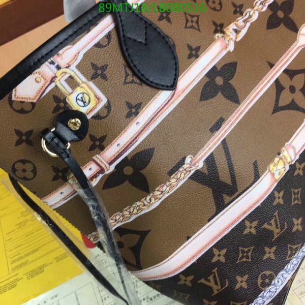 Louis Vuitton AAA+ Replica Giant Jungle Neverfull Ivoire with Pouch LB0805166432