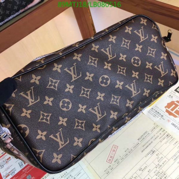 Louis Vuitton AAA+ Replica Giant Jungle Neverfull Ivoire with Pouch LB0805166432