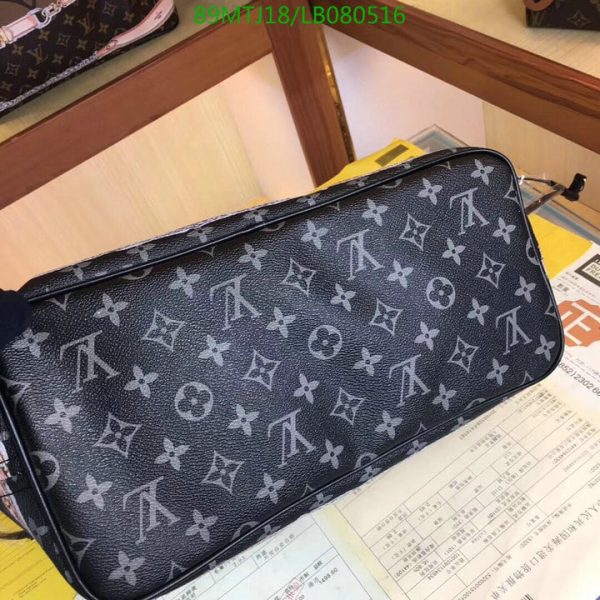 Louis Vuitton AAA+ Replica Giant Jungle Neverfull Ivoire with Pouch LB0805166432