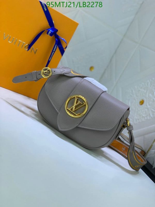 Louis Vuitton AAA+ Replica Handmade Leather Crossbody Pont Bag LB22785987836