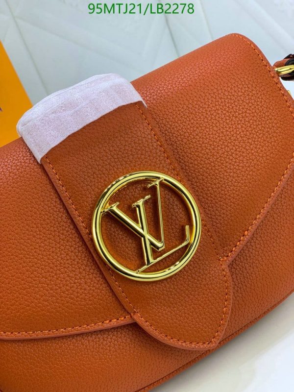 Louis Vuitton AAA+ Replica Handmade Leather Crossbody Pont Bag LB22785987836