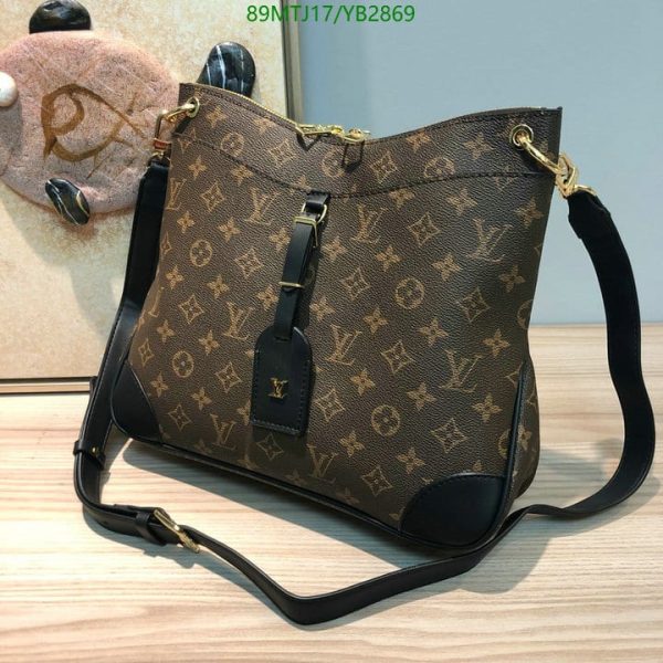 Louis Vuitton AAA+ Replica Handmade Leather Odeon MM Crossbody Bag YB28698964726