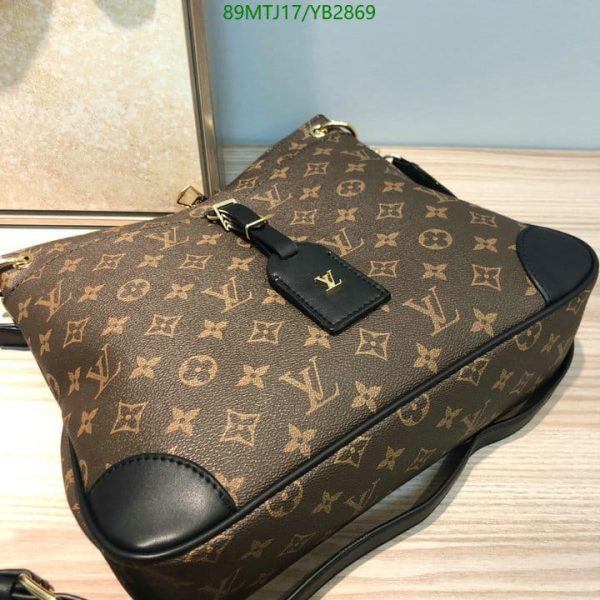 Louis Vuitton AAA+ Replica Handmade Leather Odeon MM Crossbody Bag YB28698964726