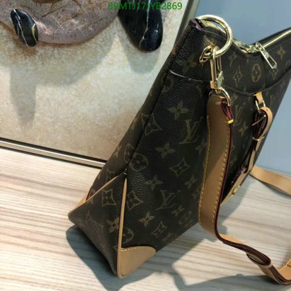 Louis Vuitton AAA+ Replica Handmade Leather Odeon MM Crossbody Bag YB28698964726