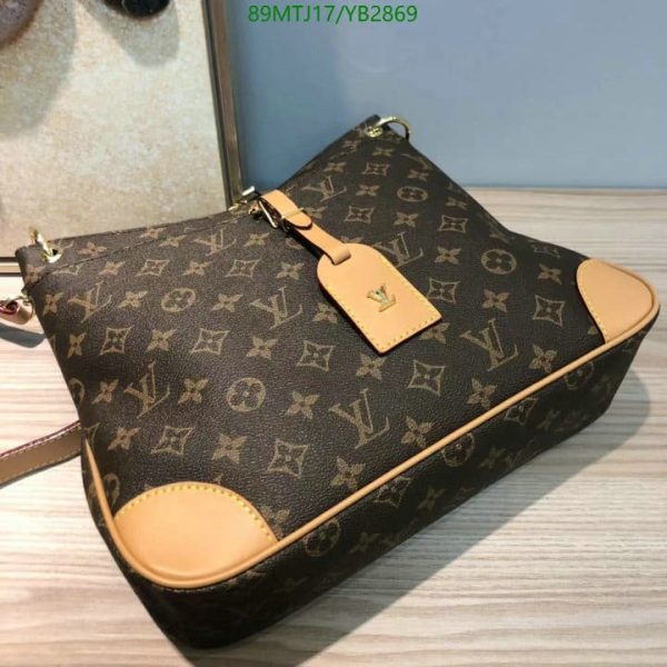 Louis Vuitton AAA+ Replica Handmade Leather Odeon MM Crossbody Bag YB28698964726