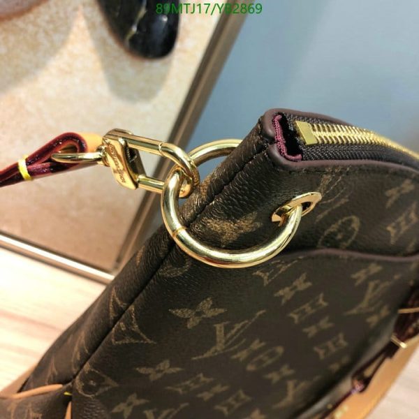 Louis Vuitton AAA+ Replica Handmade Leather Odeon MM Crossbody Bag YB28698964726