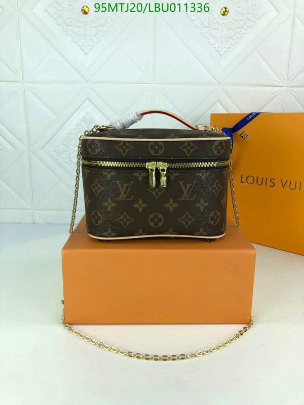 Louis Vuitton AAA+ Replica Handmade Leather Vanity Case Mini Bag LBU0113362416