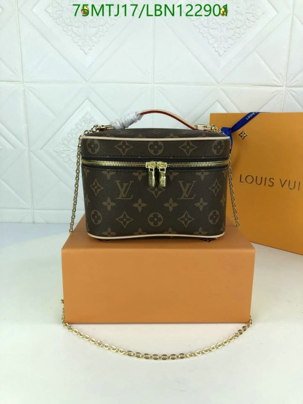 Louis Vuitton AAA+ Replica Handmade Leather Vanity Case Mini LBN1229015463