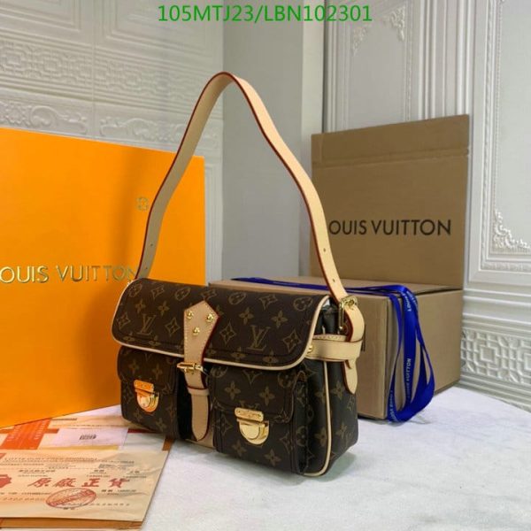 Louis Vuitton AAA+ Replica Hudson PM Shoulder Bag LBN1023015076