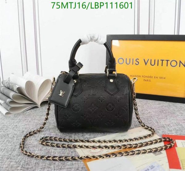 Louis Vuitton AAA+ Replica  Ink Embossed Speedy Bandouliere Bag LBP1116015634