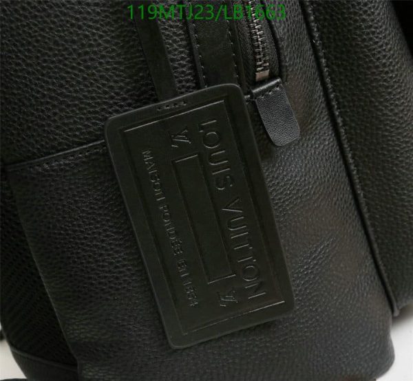 Louis Vuitton AAA+ Replica Inspired Travel Black Backpack LB16631672984