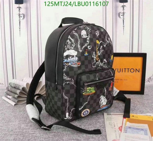 Louis Vuitton AAA+ Replica Josh Backpack Damier Graphite LBU0116107654