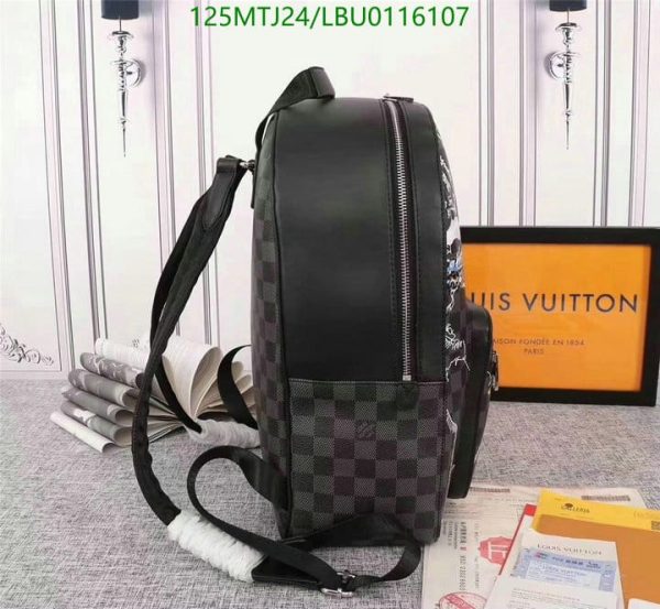 Louis Vuitton AAA+ Replica Josh Backpack Damier Graphite LBU0116107654