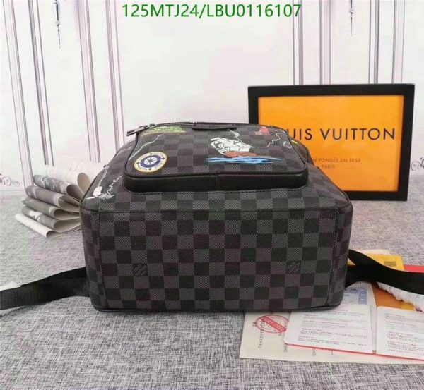 Louis Vuitton AAA+ Replica Josh Backpack Damier Graphite LBU0116107654