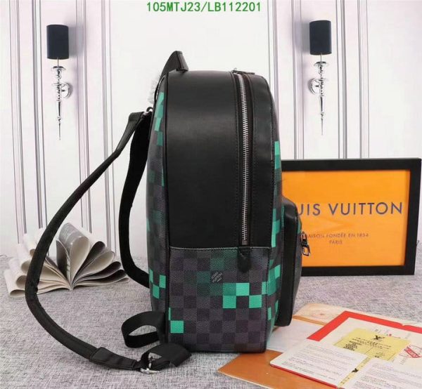 Louis Vuitton AAA+ Replica Josh Backpack Limited Edition Damier Graphite Pixel LB11220184026