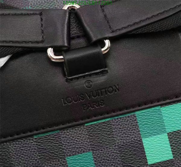 Louis Vuitton AAA+ Replica Josh Backpack Limited Edition Damier Graphite Pixel LB11220184026