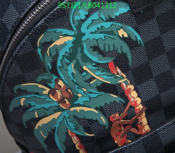 Louis Vuitton AAA+ Replica Jungle Palm Tree Apollo Backpack Bag LB04131259723