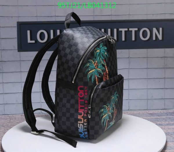 Louis Vuitton AAA+ Replica Jungle Palm Tree Apollo Backpack Bag LB04131259723