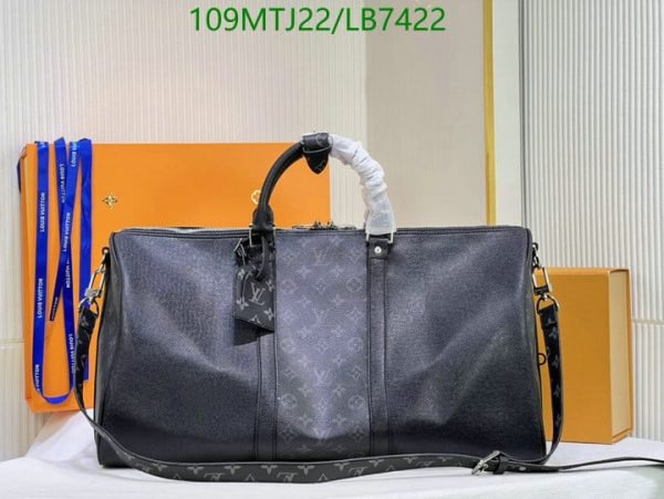 Louis Vuitton AAA+ Replica Keepall Bandouliere Bag LB74227925483