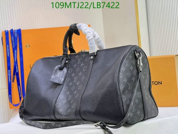 Louis Vuitton AAA+ Replica Keepall Bandouliere Bag LB74227925483