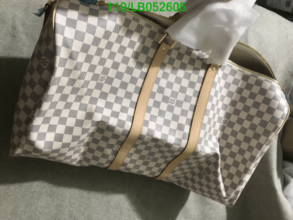 Louis Vuitton AAA+ Replica Keepall Bandouliere Damier Azur Bag LB105260557132