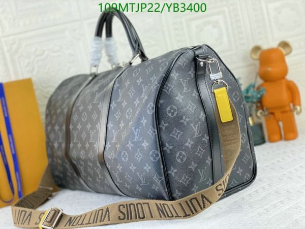 Louis Vuitton AAA+ Replica Keepall Bandouliere Duffle Bag YB34008963214