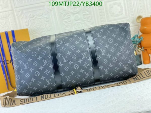 Louis Vuitton AAA+ Replica Keepall Bandouliere Duffle Bag YB34008963214