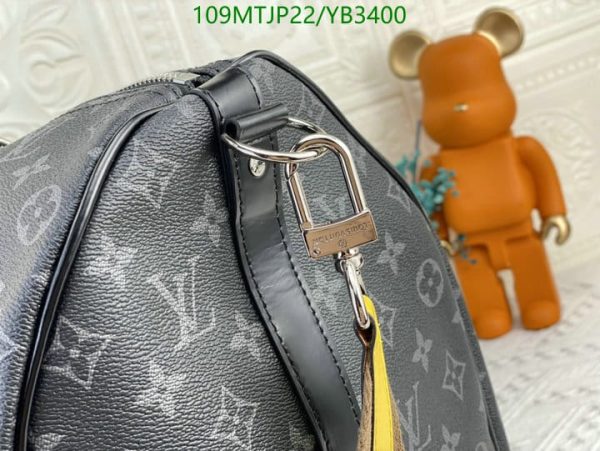 Louis Vuitton AAA+ Replica Keepall Bandouliere Duffle Bag YB34008963214