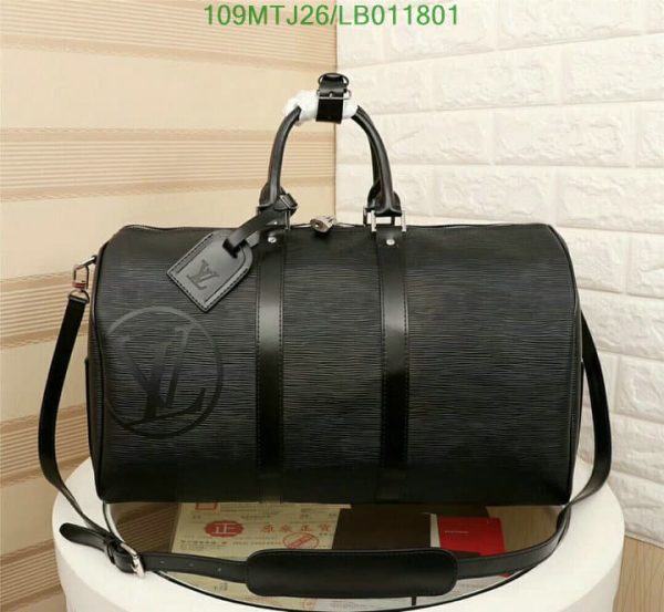 Louis Vuitton AAA+ Replica Keepall Bandouliere Epi LB01180175139