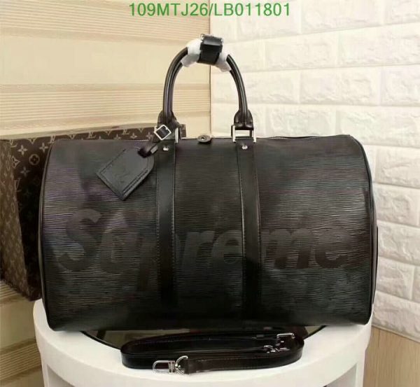 Louis Vuitton AAA+ Replica Keepall Bandouliere Epi LB01180175139