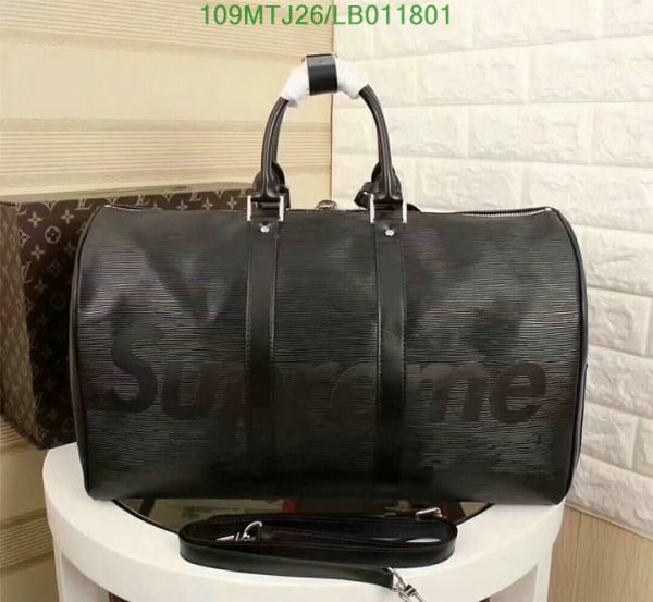 Louis Vuitton AAA+ Replica Keepall Bandouliere Epi LB01180175139